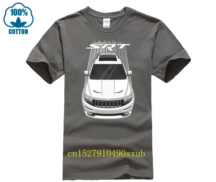 Grand TraffSRT-T-shirt noir brillant à manches courtes pour homme