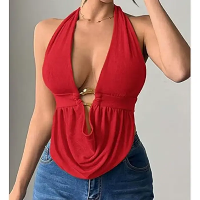 Débardeur col licou pour femmes