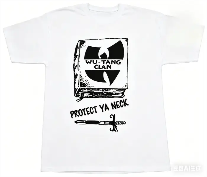 T-shirt à manches courtes commémoratif American Wu-Tang Clan PYN à acheter. HipHop | Rap | Danse de rue | DJ