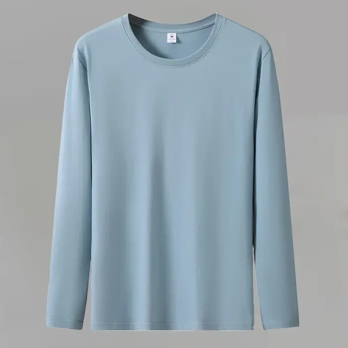 Livraison rapide T-Shirts hommes automne coton homme t-shirt femmes à manches longues