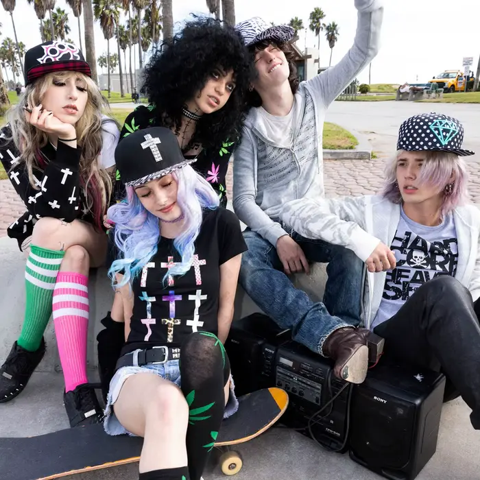 Emo 90s Vintage vêtements pour femmes Trashy Y2k 2000s hauts femme T-shirts Anime fille