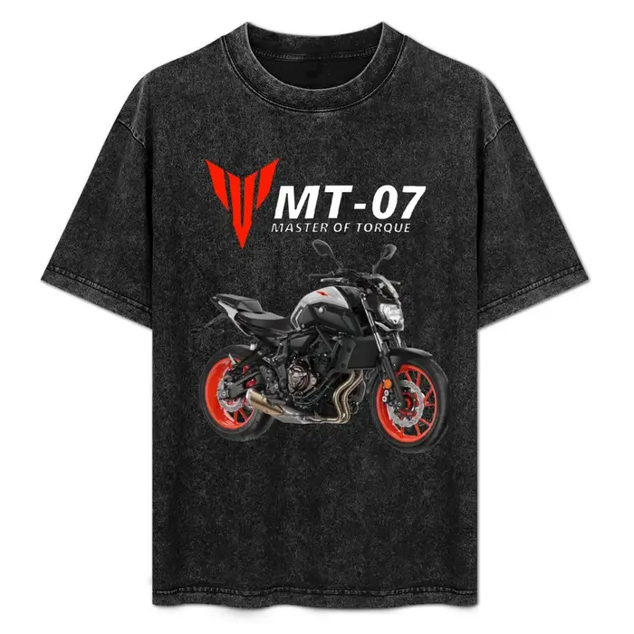 T-shirt moto MT-07 décontracté et ample pour usage quotidien