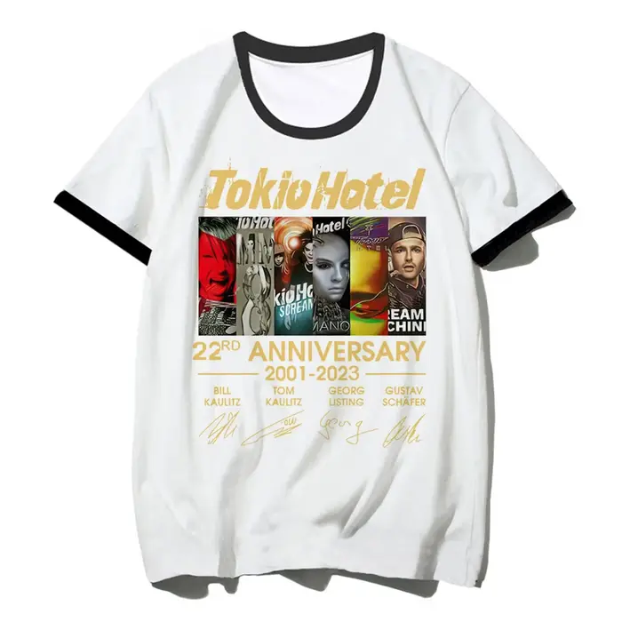 Tokio Hotel Tee femmes manga drôle designer t-shirt fille anime vêtements