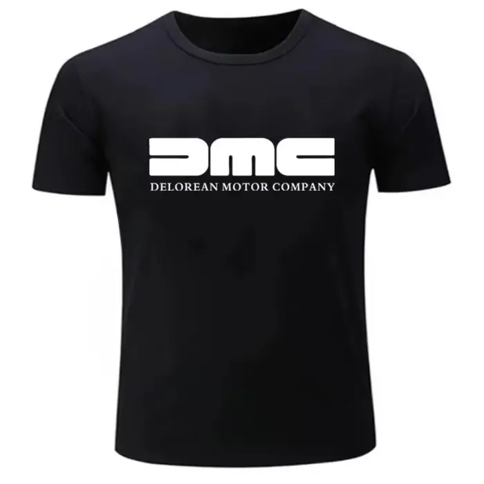 T-shirt à manches courtes pour hommes DMC DeLorean - T-shirt pour hommes inspiré du film Retour vers