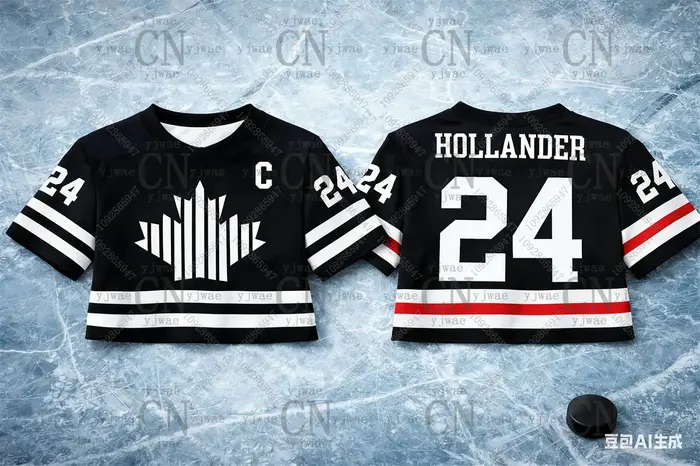 Hollander Crop Top Jersey Raiders Shirt Heated Rivalry