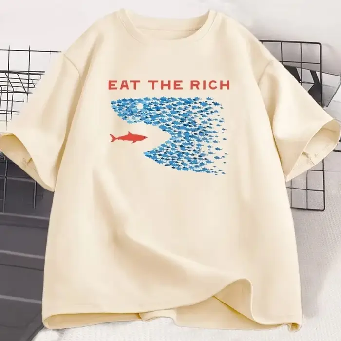 T-shirt Eat The Rich pour hommes et femmes