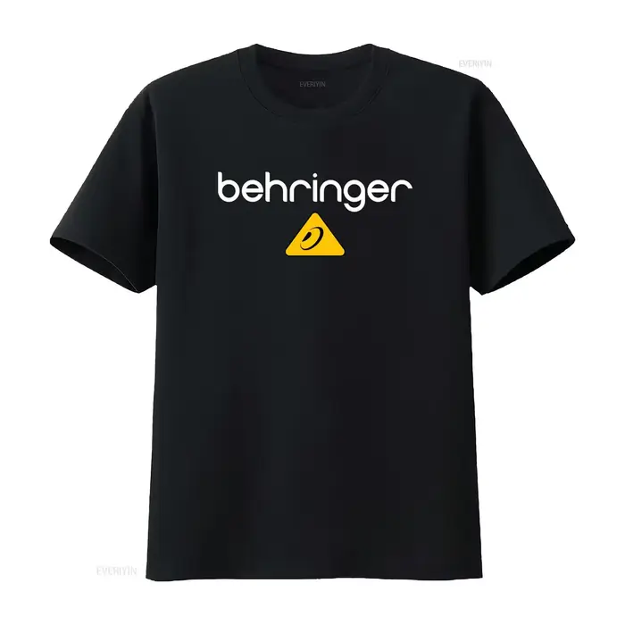 T-shirt en coton épais pour homme avec logo Behringer