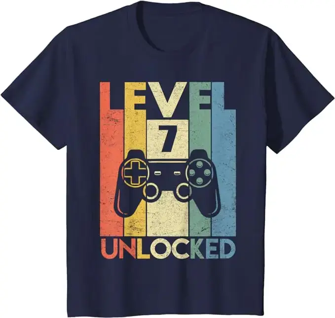 T-shirt graphique de jeu vidéo débloqué pour garçons
