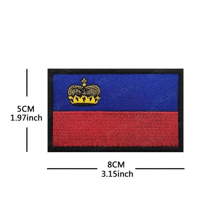 Drapeaux européens drapeau National allemagne France royaume-uni espagne lituanie Patch brodé Appliques tactiques brassard Badges décoratifs