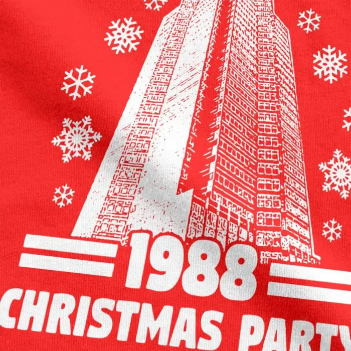 T-Shirt homme 100% coton, humoristique, Nakatomi Plaza, fête de noël, 1988