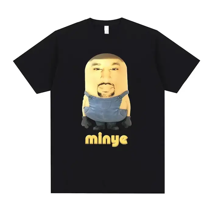 Rappeur Kanye West Minye drôle Meme t-shirt femmes Hip Hop Vintage surdimensionné