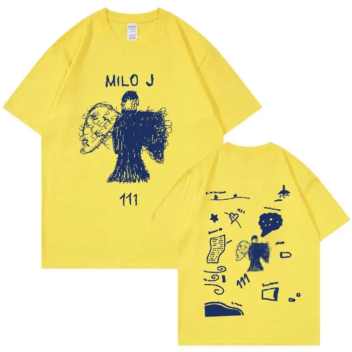 Rappeur Milo J 111 Album Merch T-shirt hommes femmes vêtements Harajuku Hip Hop