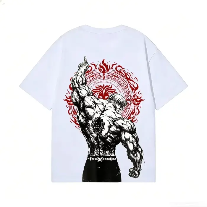 T-shirt Anime Lion's Sin of Pride Escanor – Vêtements Streetwear Homme et Femme de Haute Qualité – Nouveauté Été 2026