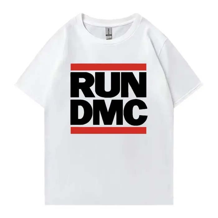 RUN DMC T-shirt à col rond avec imprimé graphique