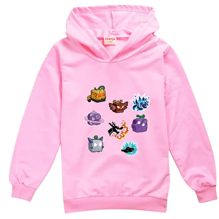 Sweat à capuche imprimé fruits Blox pour enfants
