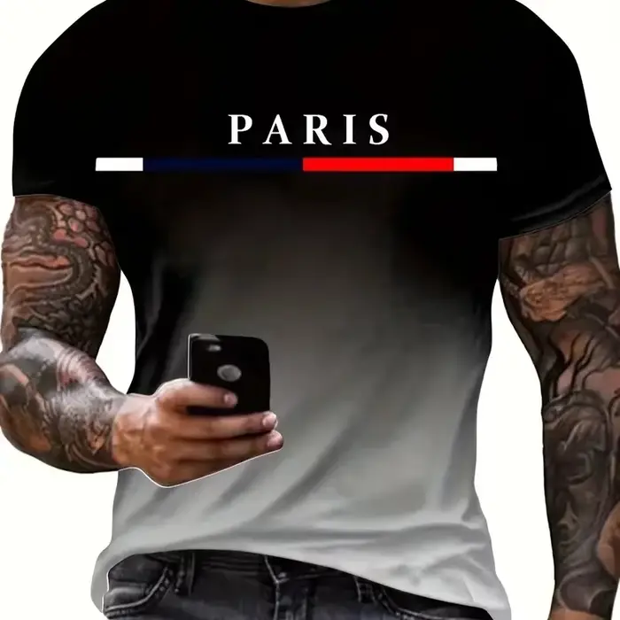 T-shirt graphique pour homme