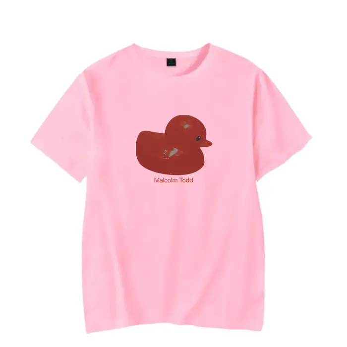 Malcolm Todd Duck Tee T-shirt unisexe décontracté à manches courtes et col rond pour tenue de rue quotidienne