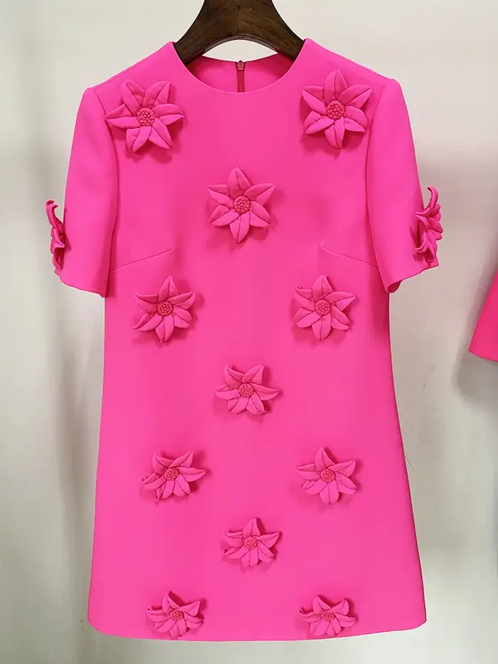 HIGH STREET Nouveauté 2026 Robe élégante pour femme à manches courtes