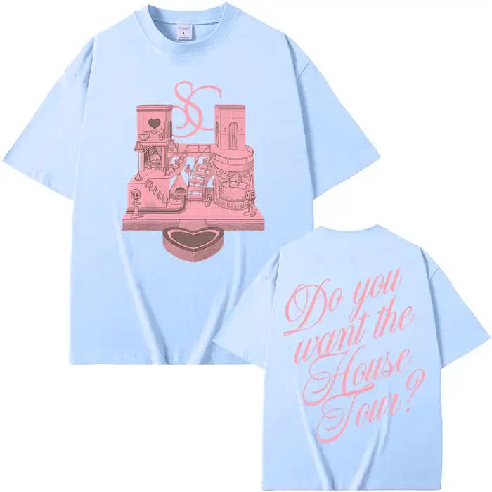 House Tour T-Shirt 2026 nouveau style Sabrina charpentier identique au site officiel haute qualité