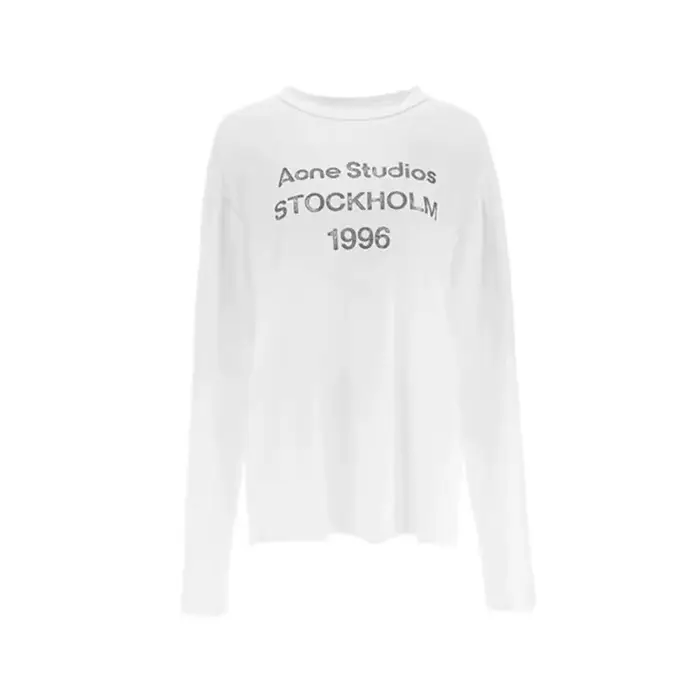 T-shirt ample à manches longues et lettres imprimées