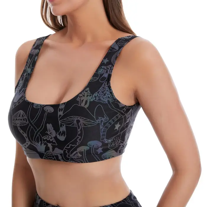 Débardeur réfléchissant coloré d'été pour femmes, Y2K, Harajuku, haut court, personnalité imprimée, Camisole Sexy, camisas топ ж dikrien