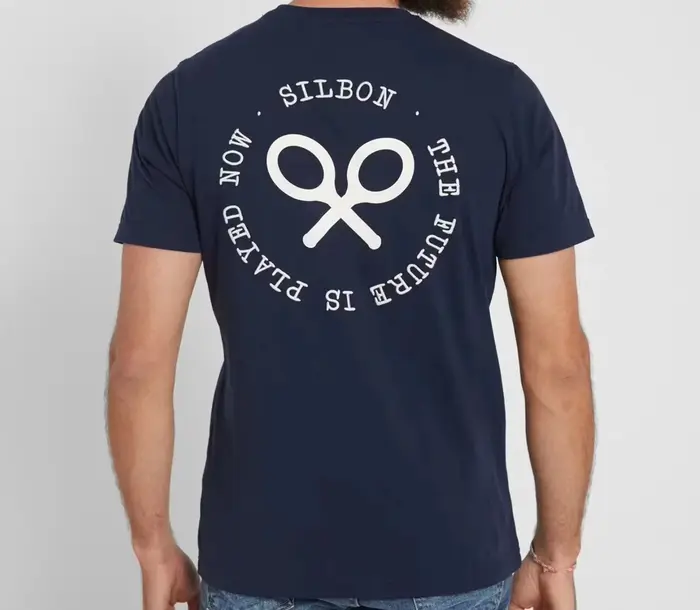 T-shirt d'été SILBON pour hommes, confortable et respirant, à manches courtes, idéal pour la moto. V