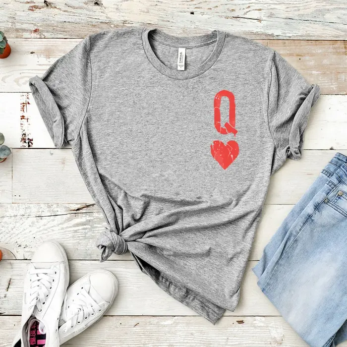 T-shirt reine des cœurs pour filles