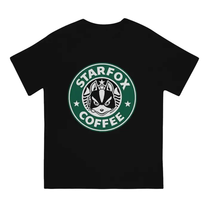 Star Fox-T-shirt à col rond pour hommes