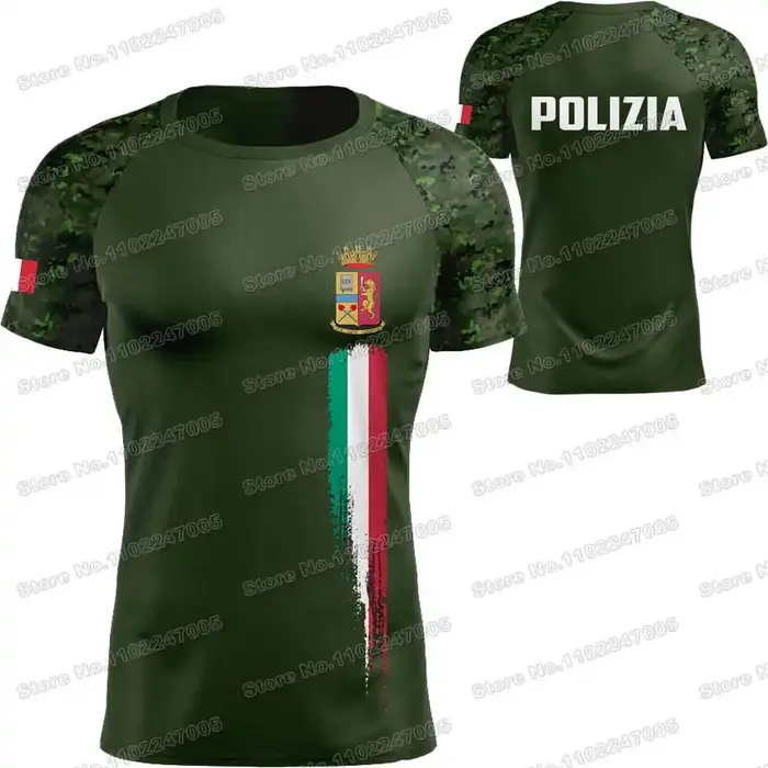 T-shirt de la Police italienne nouveau 2025