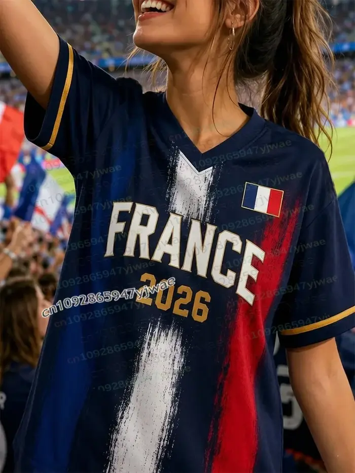 T-shirt de football 2026 France Mbappé 10 pour hommes