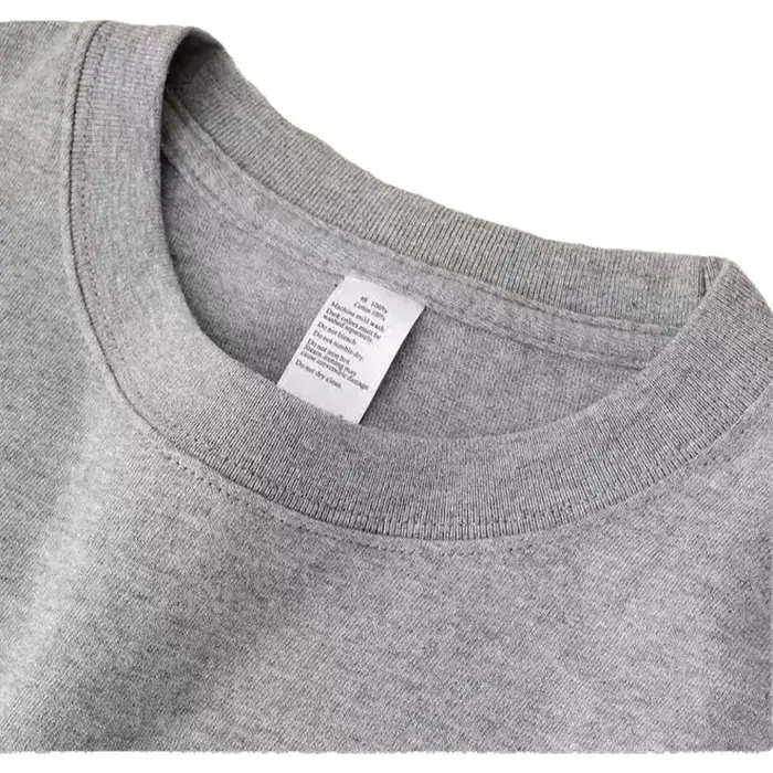T-shirt en coton épais de bambou pour homme et femme