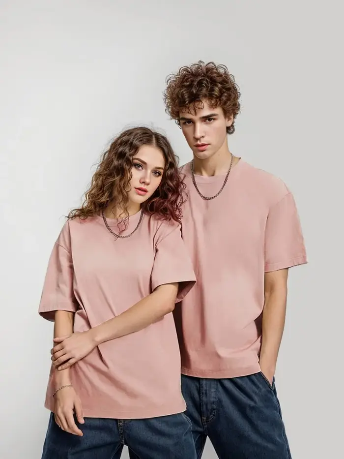T-shirt Surdimensionné à Manches Courtes pour Homme