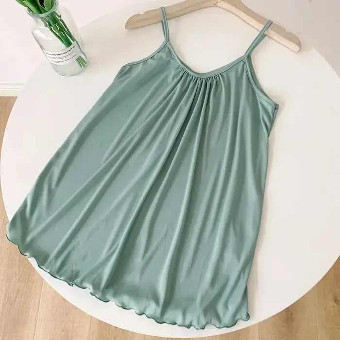 Débardeur ample pour femme, nouveau style été, cache-ventre, à porter seul ou en sous-vêtement, sans