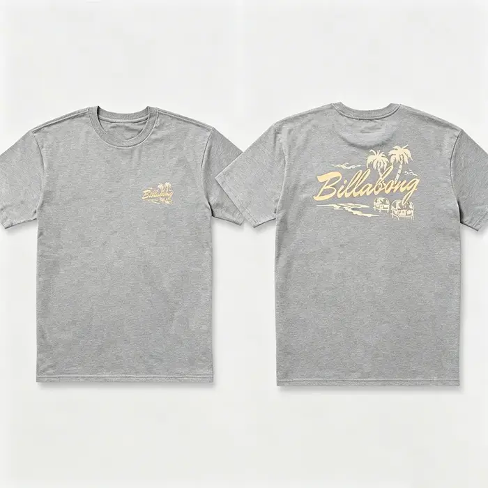T-shirt à manches courtes respirant et décontracté Billabong pour hommes et femmes