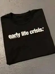 T-shirt graphique Nettspend Early Life Crisis 2025 pour hommes et femmes