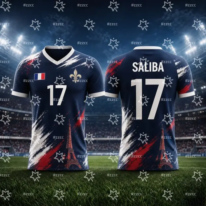 Maillot de football Mbappé N°10 France 2026 – Kit Match & Entraînement – T-shirt Sportif d'été pour Homme
