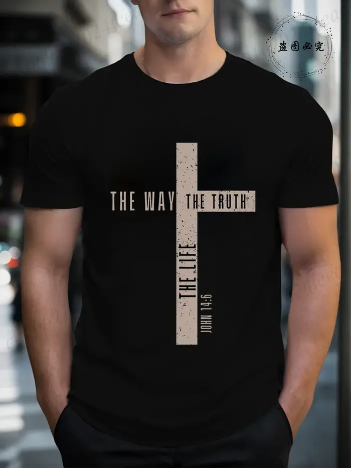 T-shirts pour hommes « Jésus est roi »