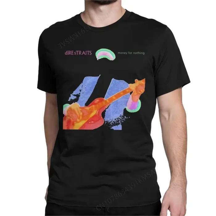 T-Shirt à Manches Courtes et Col Rond pour Homme