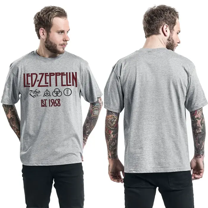 T-shirt en coton avec graphisme Led Zeppelin