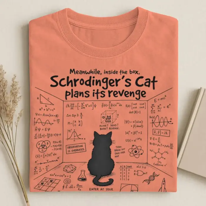 T-shirts Schrodinger’s Cat Plans pour femmes et hommes