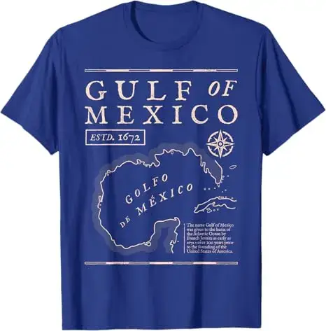 T-shirt de plage du golfe du Mexique depuis 1672