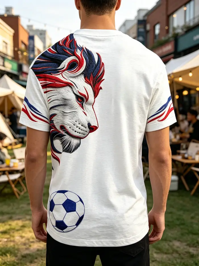 T-shirt imprimé Lion d'Angleterre pour hommes