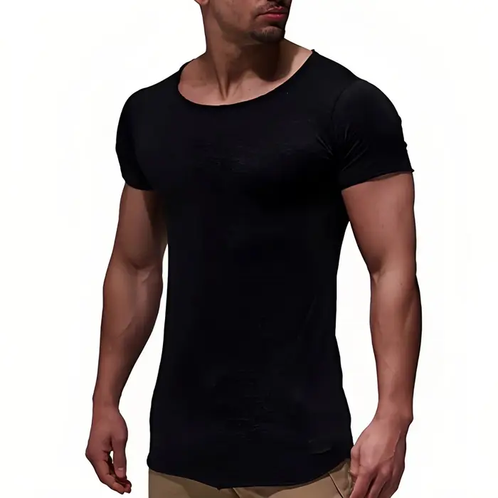 MRMT 2026 Nouveau T-shirt Homme Tendance Motif Cœur de Poulet Col Rond