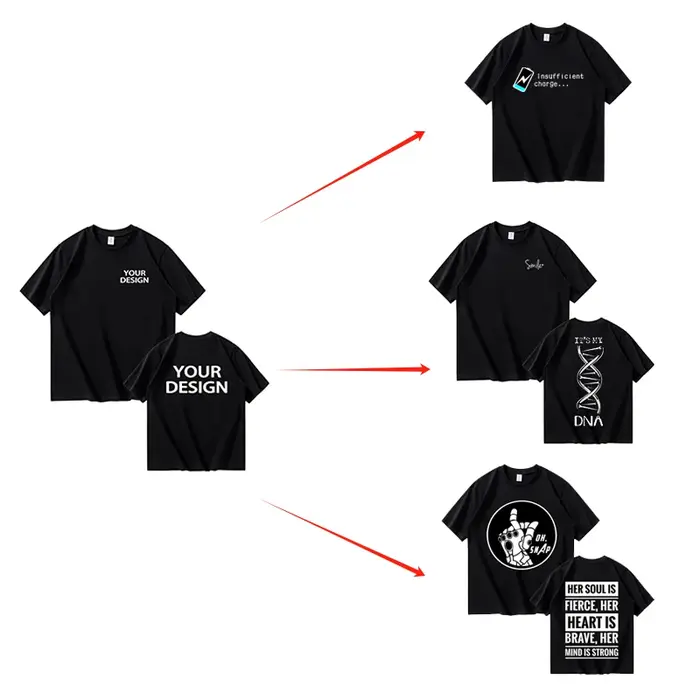T-shirts en coton pour hommes et femmes