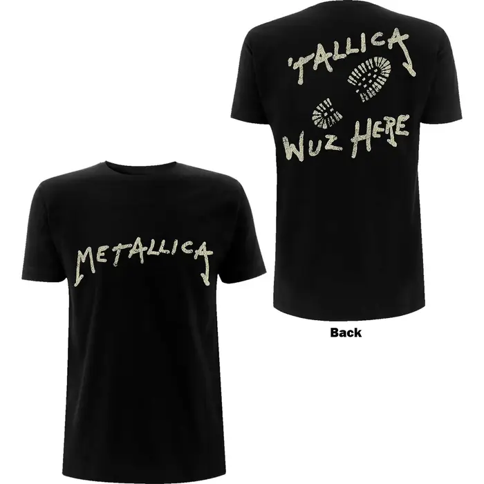 T-shirt en coton avec image de groupe Metallica