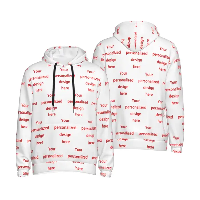 Sweat-shirts personnalisés Hip Hop à capuche pour homme et femme