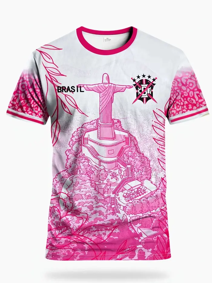 Nouveau T-shirt de football brésilien pour hommes