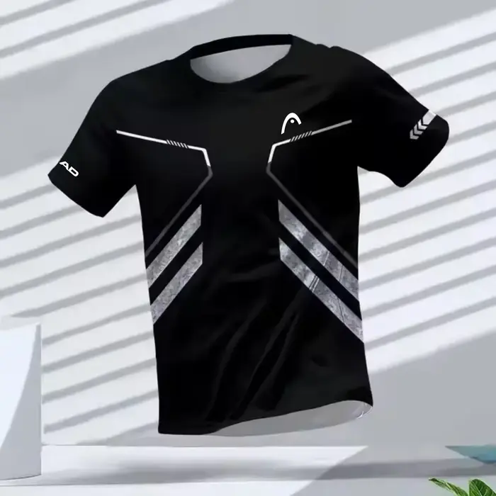 T-shirts pour hommes, vêtements de sport de plein air, t-shirts de course à pied, vêtements de sport