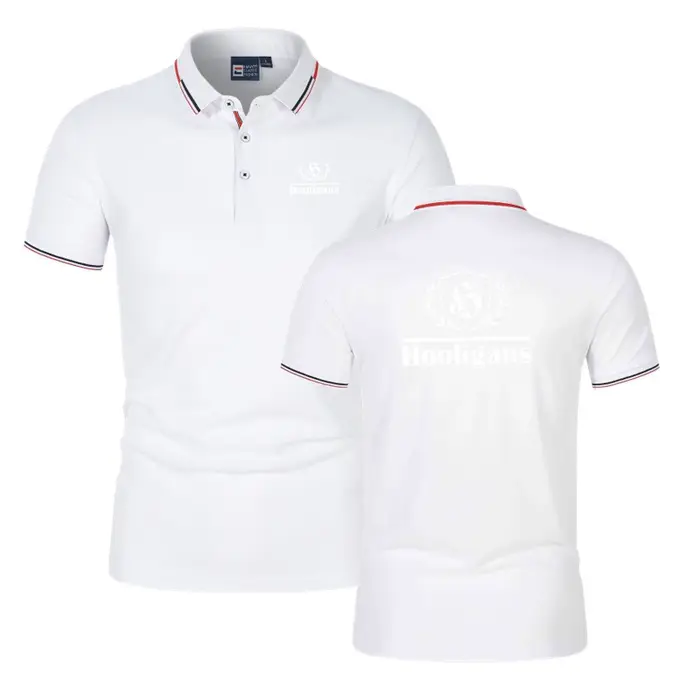 Polo décontracté uni à manches courtes pour homme 2026 – T-shirt d'été tendance