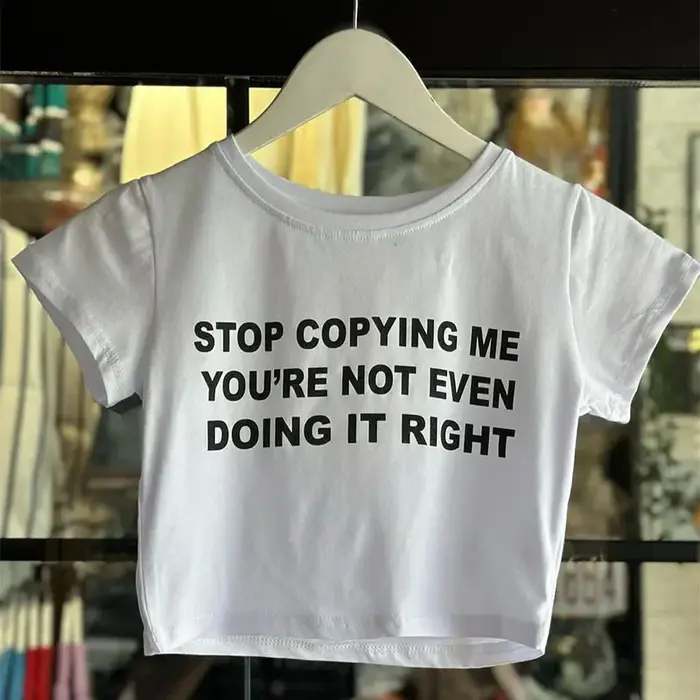 T-shirt court et sexy pour bébé, estival et rétro, avec imprimé Y2k